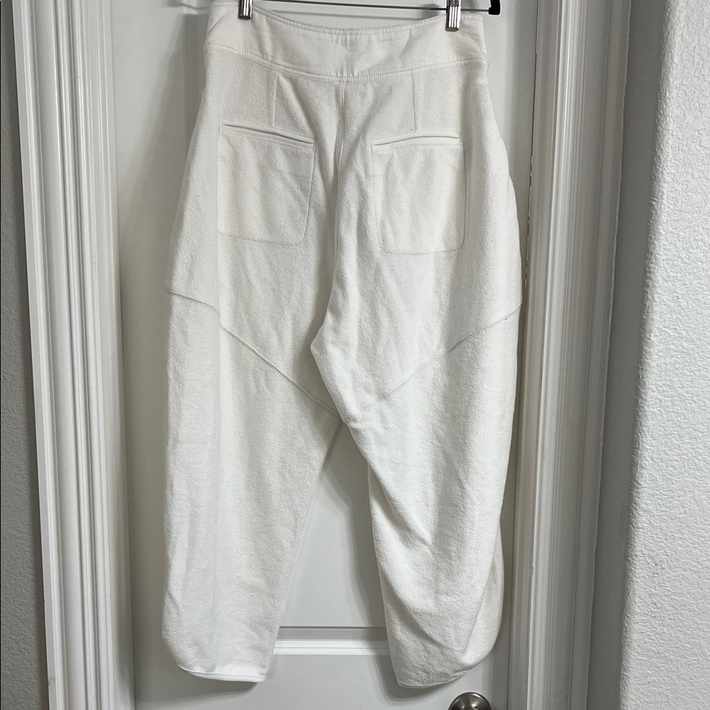Free People Movement Timko Cotton Pants White/Blanc Size Small - Picture 5 of 8
